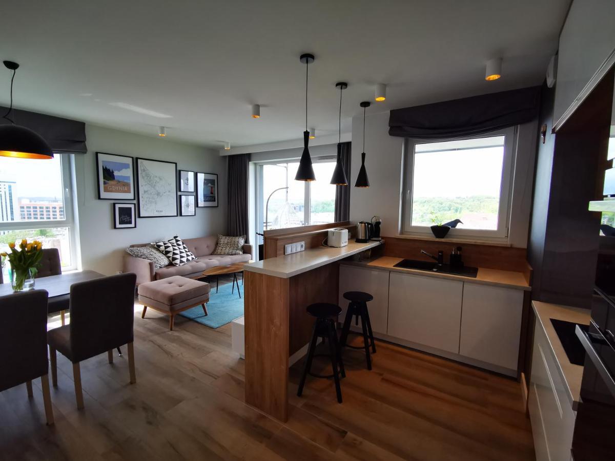 Walowa Tower Apartments Gdańsk Eksteriør bilde