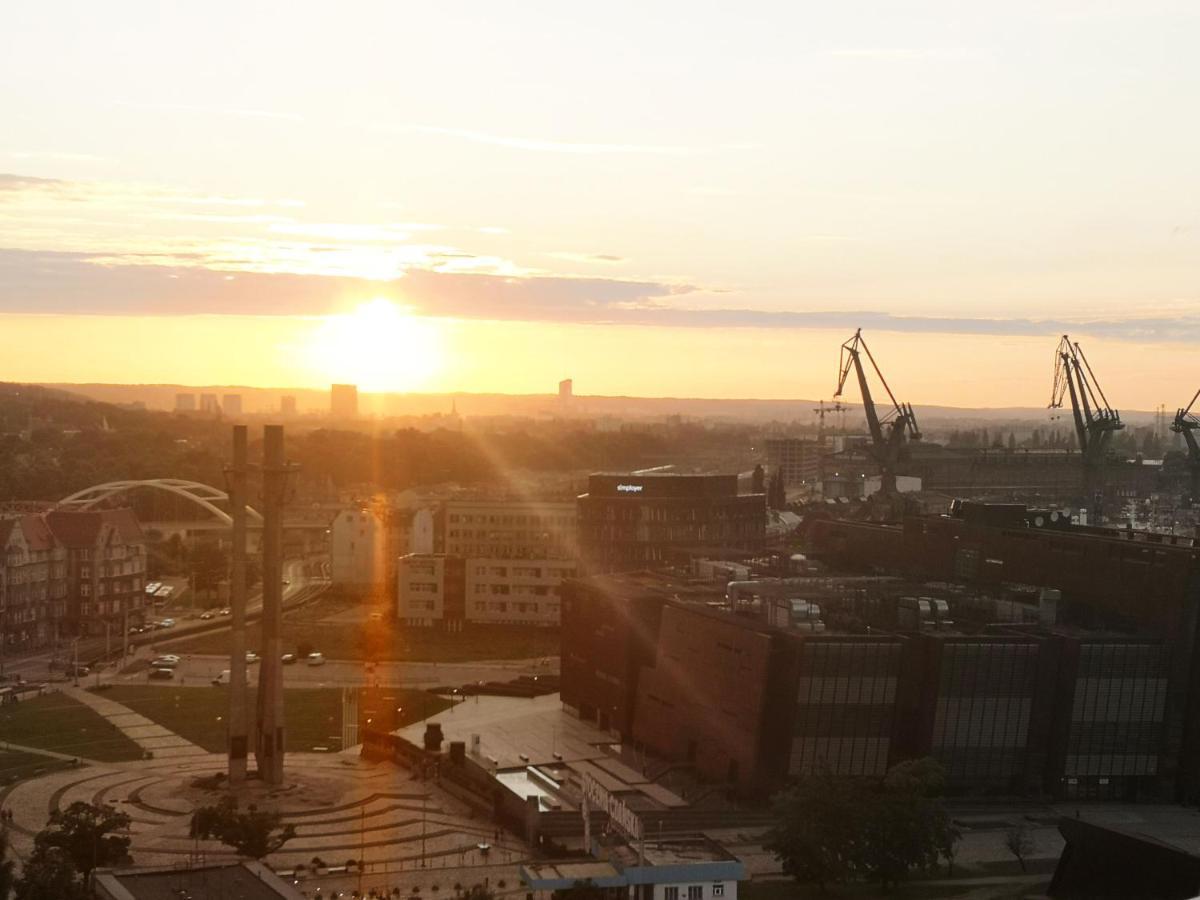 Walowa Tower Apartments Gdańsk Eksteriør bilde